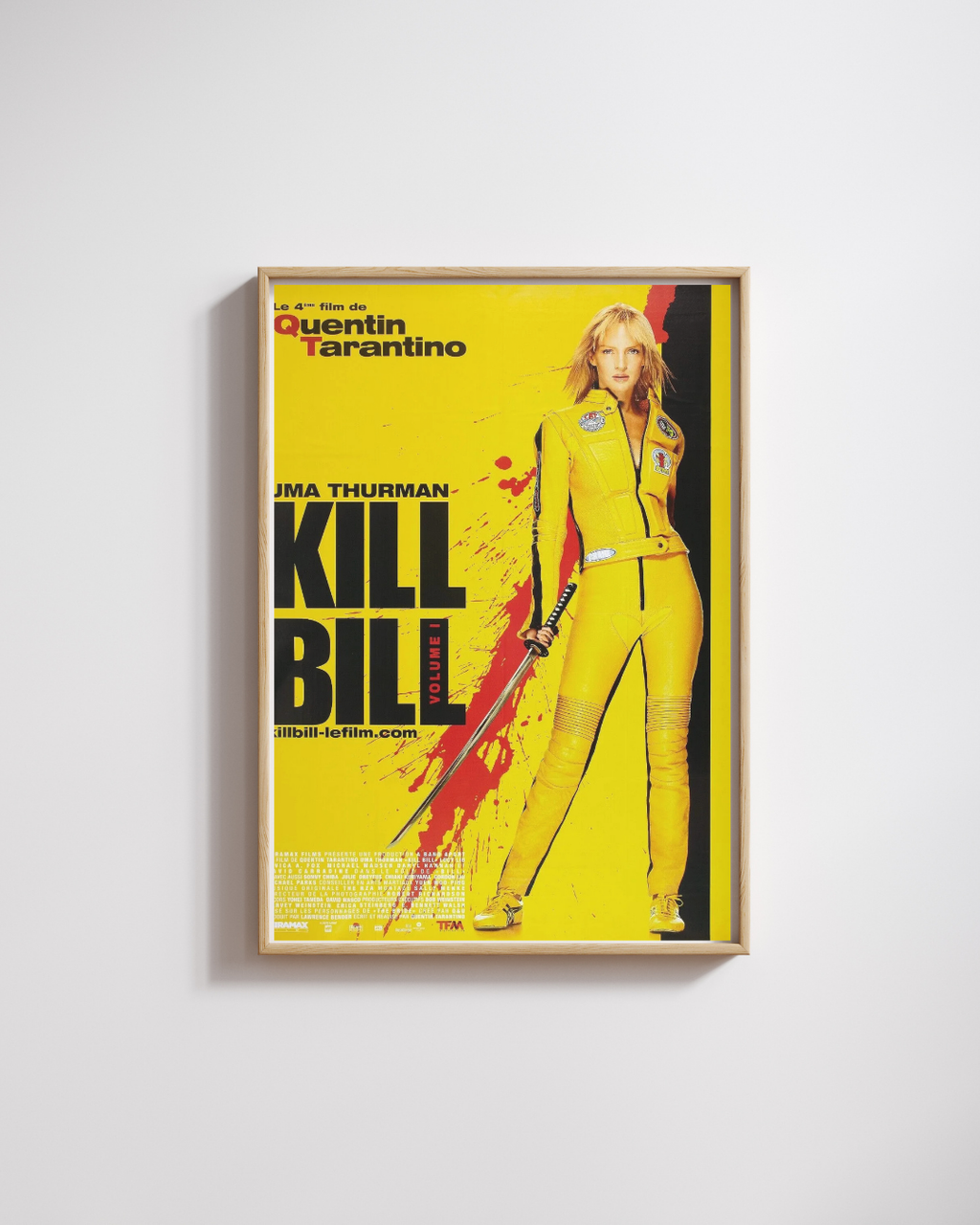 KILL BILL, UMA THURMAN, 2003, REPRO MOVIE POSTER, VINTAGE, HQ