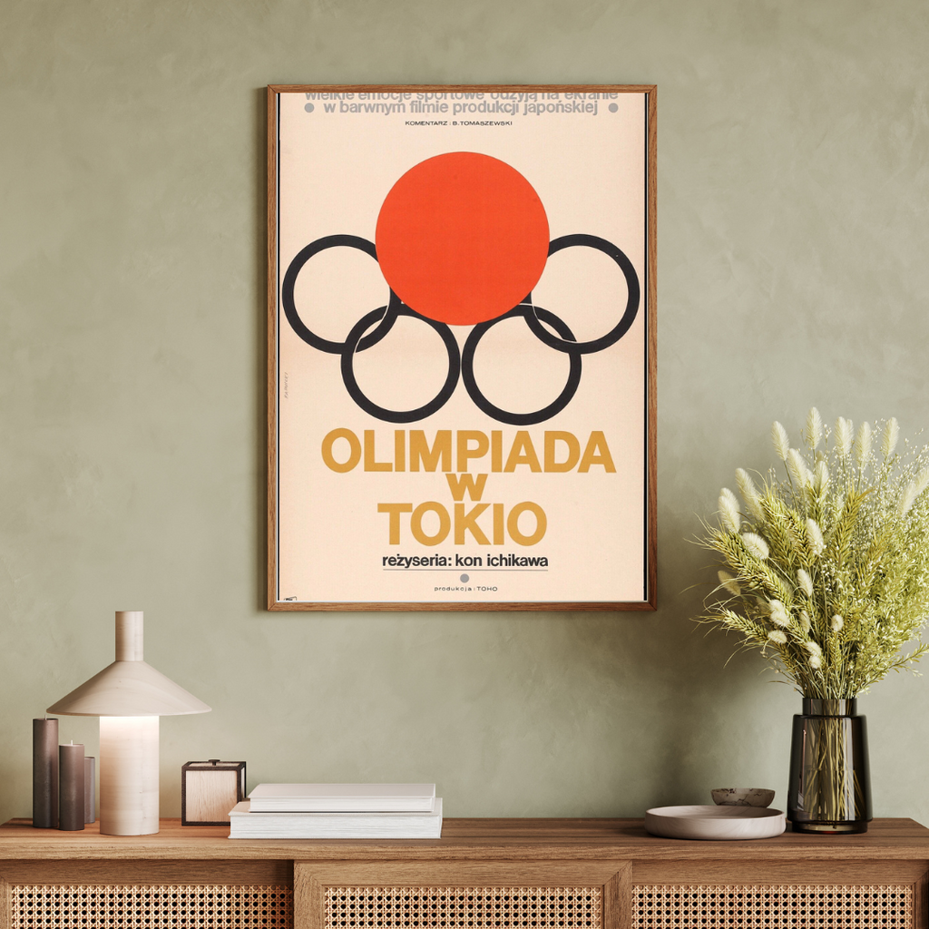 JEUX OLYMPIQUES DE TOKIO (OLYMPIC GAMES) REPRO AFFICHE SUR TOILE HQ