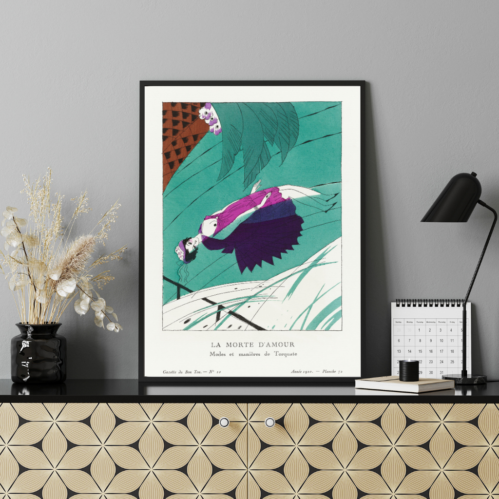 ART DÉCO “LA MORTE D’AMOUR” – ILLUSTRATION MODE 1920