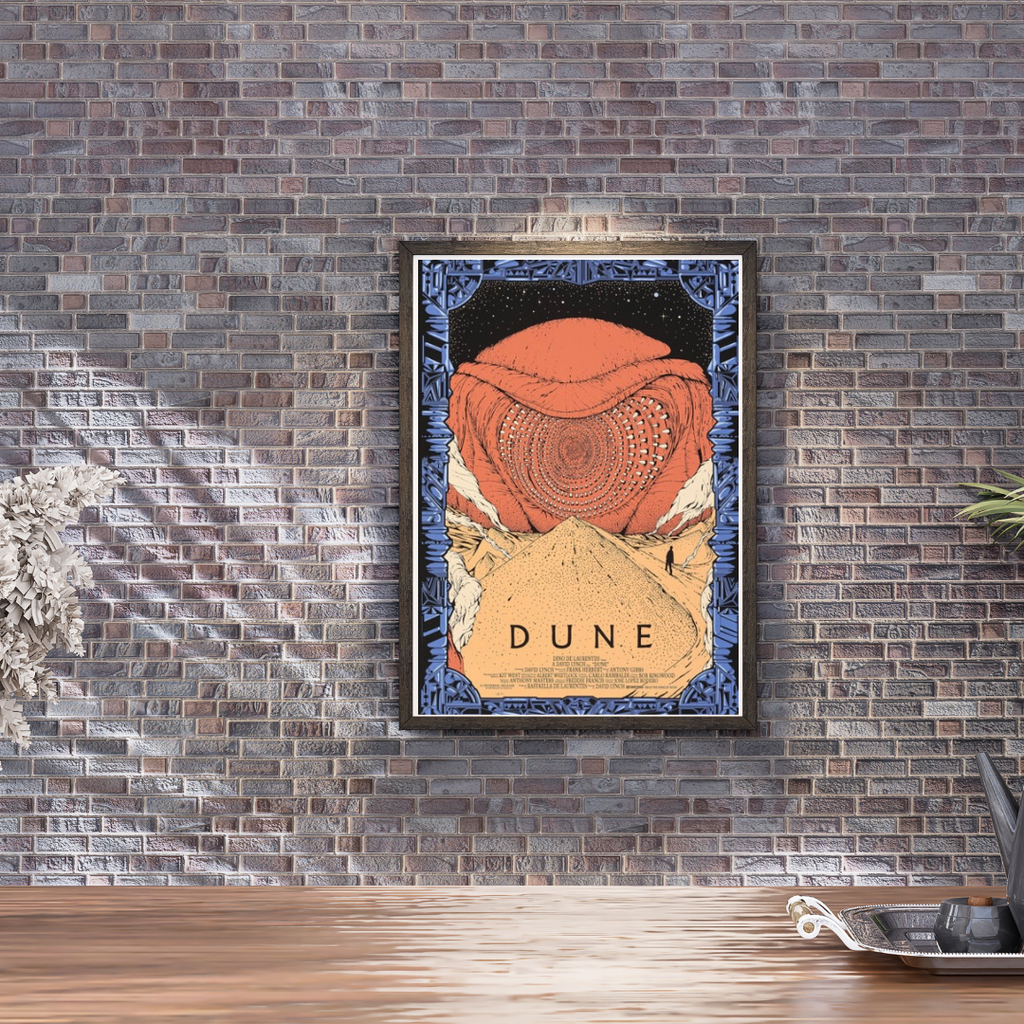 DUNE – FILM DE DENIS VILLENEUVE (2021) – TIMOTHÉE CHALAMET – SCIENCE-FICTION – AFFICHE CINÉMA – REPRODUCTION – POSTER HUB STUDIO – HQ