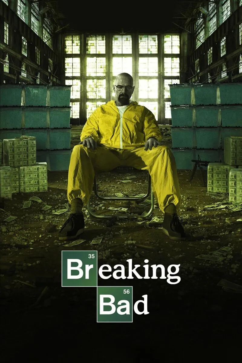 Breaking Bad Tv Show Poster – Affiche Vintage Cinéma Rétro | Poster HUB STUDIO