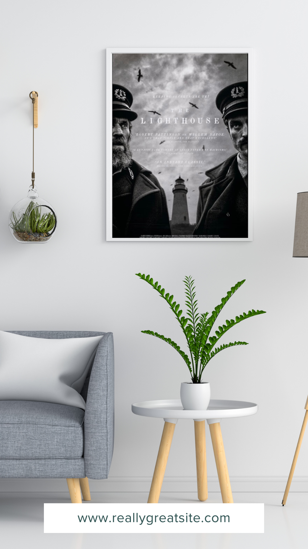 THE LIGHTHOUSE – FILM DE ROBERT EGGERS (2019) – ROBERT PATTINSON – AFFICHE CINÉMA HORREUR DRAME – REPRODUCTION – POSTER HUB STUDIO – HQ (Copie)