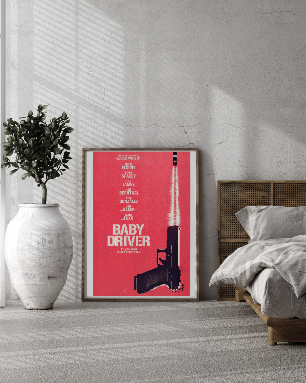 BABY DRIVER – FILM DE EDGAR WRIGHT (2017) – ANSEL ELGORT – AFFICHE CINÉMA ACTION THRILLER – REPRODUCTION – POSTER HUB STUDIO – HQ