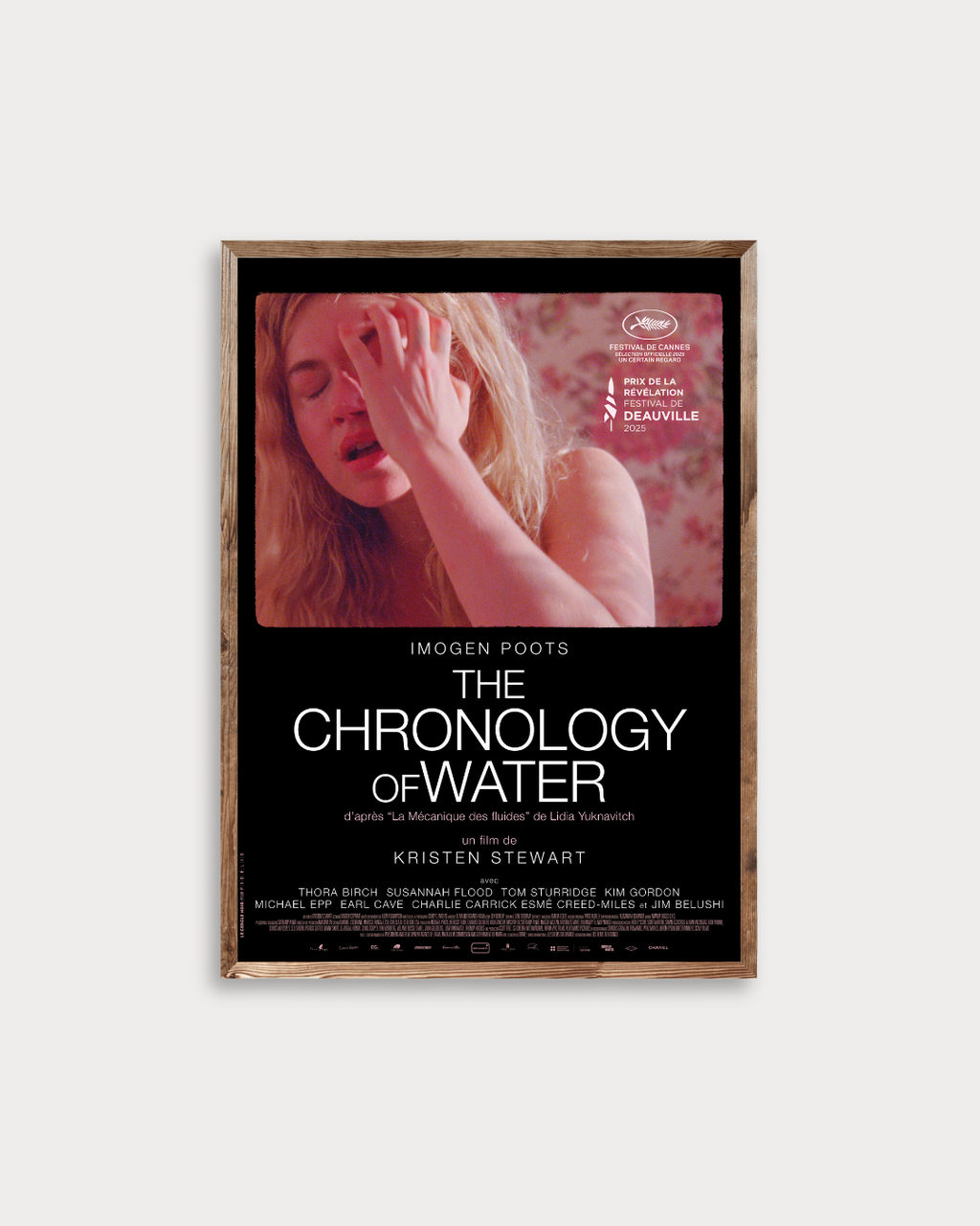 THE CHRONOLOGY OF WATER – FILM DE KRISTEN STEWART (2025) – IMOGEN POOTS – AFFICHE CINÉMA DRAME – REPRODUCTION – POSTER HUB STUDIO – HQ