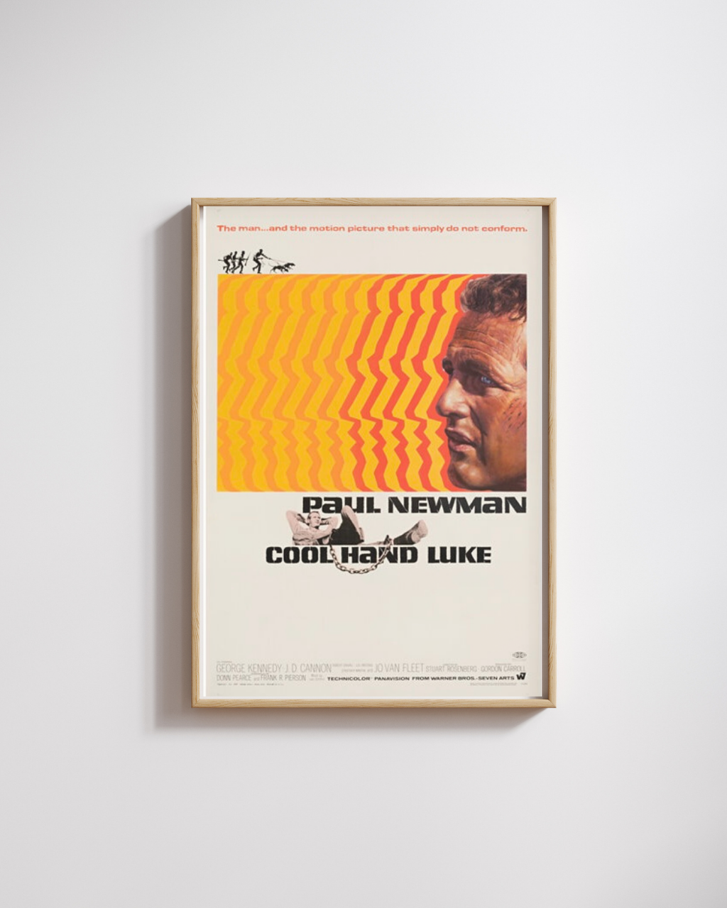 COOL HAND LUKE – PAUL NEWMAN (1967) – AFFICHE FILM CULTE – DRAME – POSTER CINÉMA – REPRODUCTION