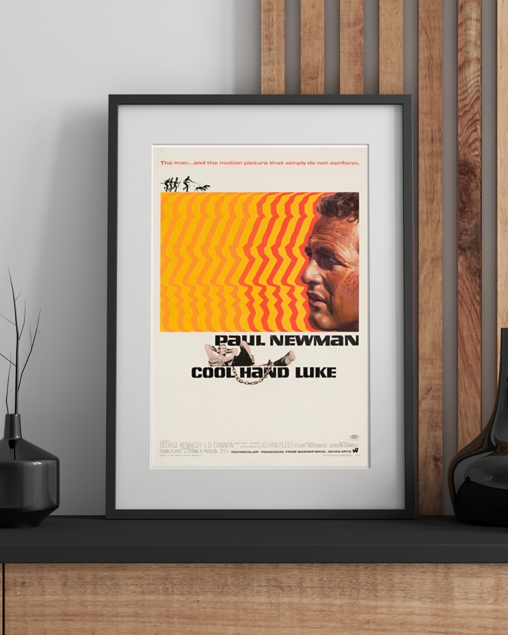 COOL HAND LUKE – PAUL NEWMAN (1967) – AFFICHE FILM CULTE – DRAME – POSTER CINÉMA – REPRODUCTION