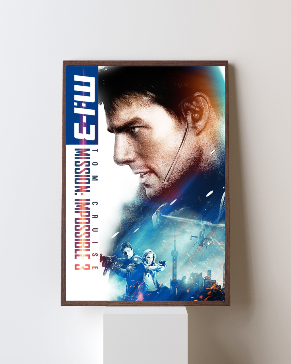 MISSION: IMPOSSIBLE III – A FILM BY J.J. ABRAMS (2006) – TOM CRUISE – ACTION MOVIE POSTER – ALTERNATIVE VERSION – REPRODUCTION – POSTER HUB STUDIO – HQ