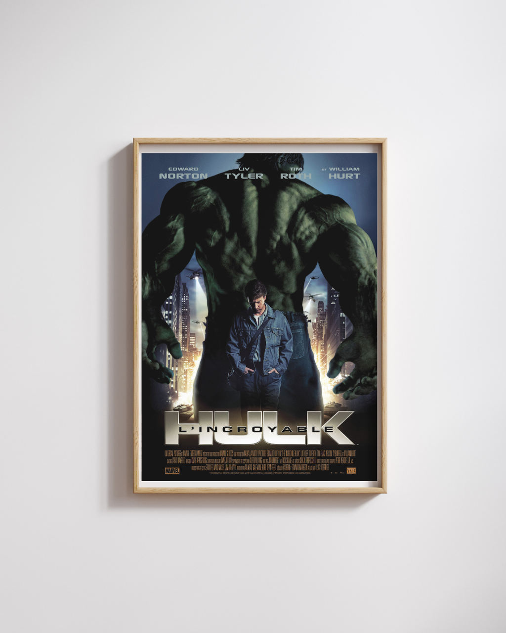 L’INCROYABLE HULK – FILM DE LOUIS LETERRIER (2008) – EDWARD NORTON – AFFICHE CINÉMA ACTION – REPRODUCTION – POSTER HUB STUDIO – HQ