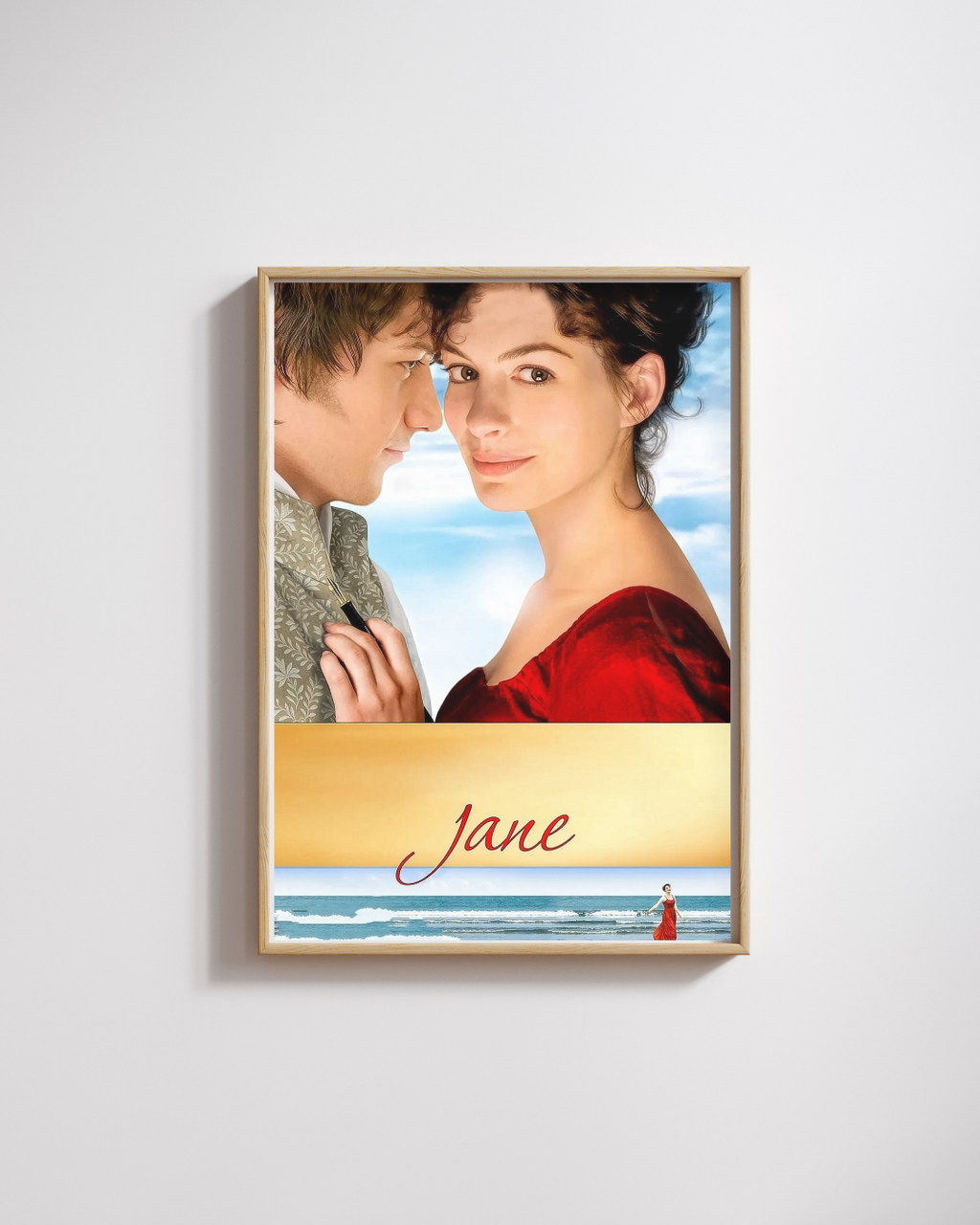 JANE – FILM BY JULIAN JARROLD (2007) – ANNE HATHAWAY – ROMANCE MOVIE POSTER – REPRODUCTION – POSTER HUB STUDIO – HQ