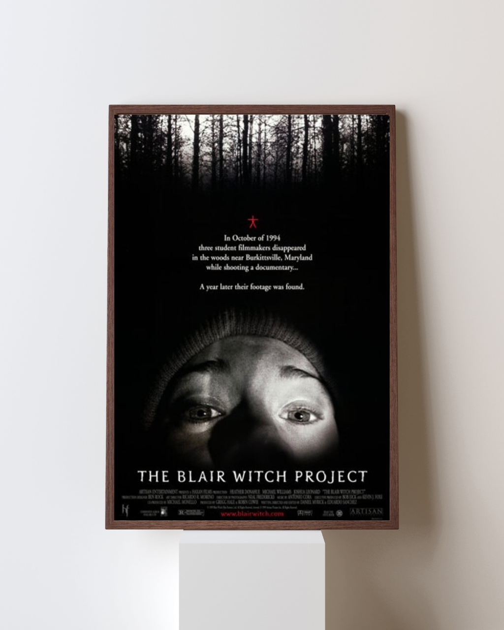 THE BLAIR WITCH PROJECT – FILM DE DANIEL MYRICK (1999) – HEATHER DONAHUE – AFFICHE CINÉMA HORREUR – REPRODUCTION – POSTER HUB STUDIO – HQ