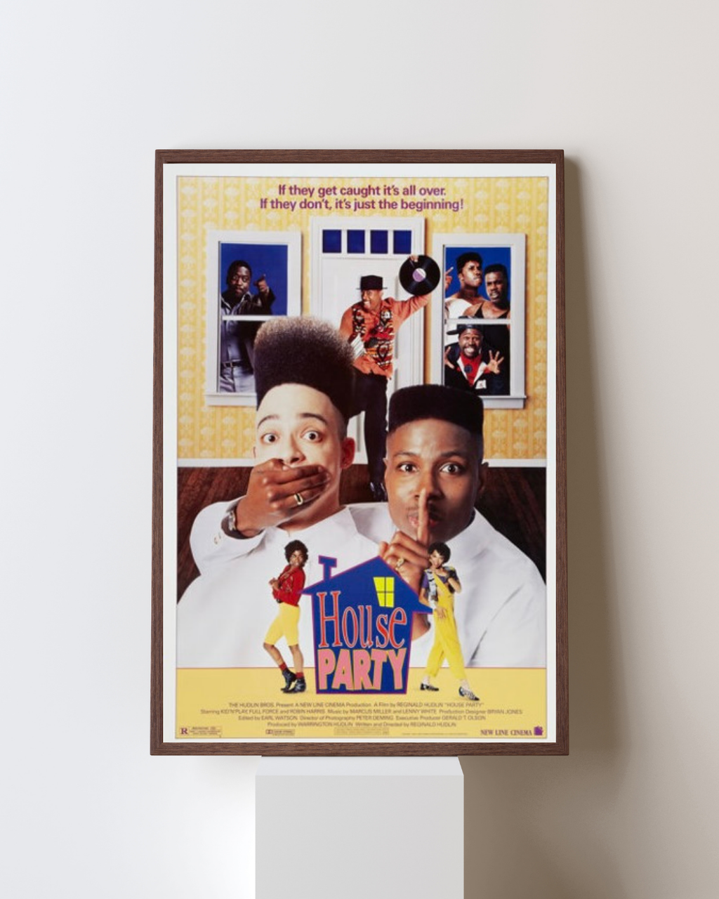 HOUSE PARTY – FILM DE REGINALD HUDLIN (1990) – KID ’N PLAY – AFFICHE CINÉMA COMÉDIE MUSICALE – REPRODUCTION – POSTER HUB STUDIO – HQ