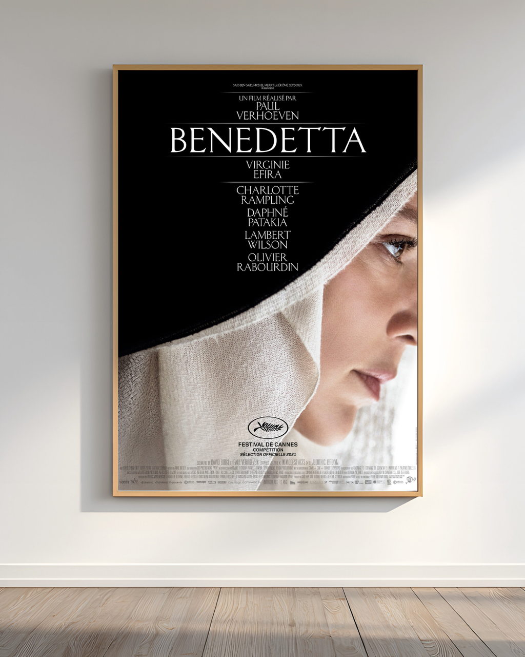 BENEDETTA (2021) – VIRGINIE EFIRA – HISTORICAL DRAMA FILM – MOVIE POSTER – REPRODUCTION