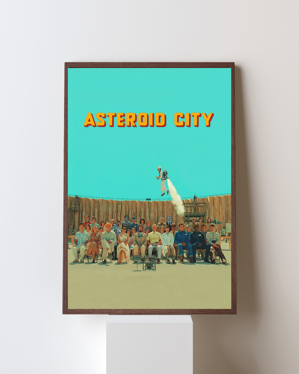 ASTEROID CITY POSTER – WES ANDERSON RETRO SCI-FI CINEMA WALL ART
