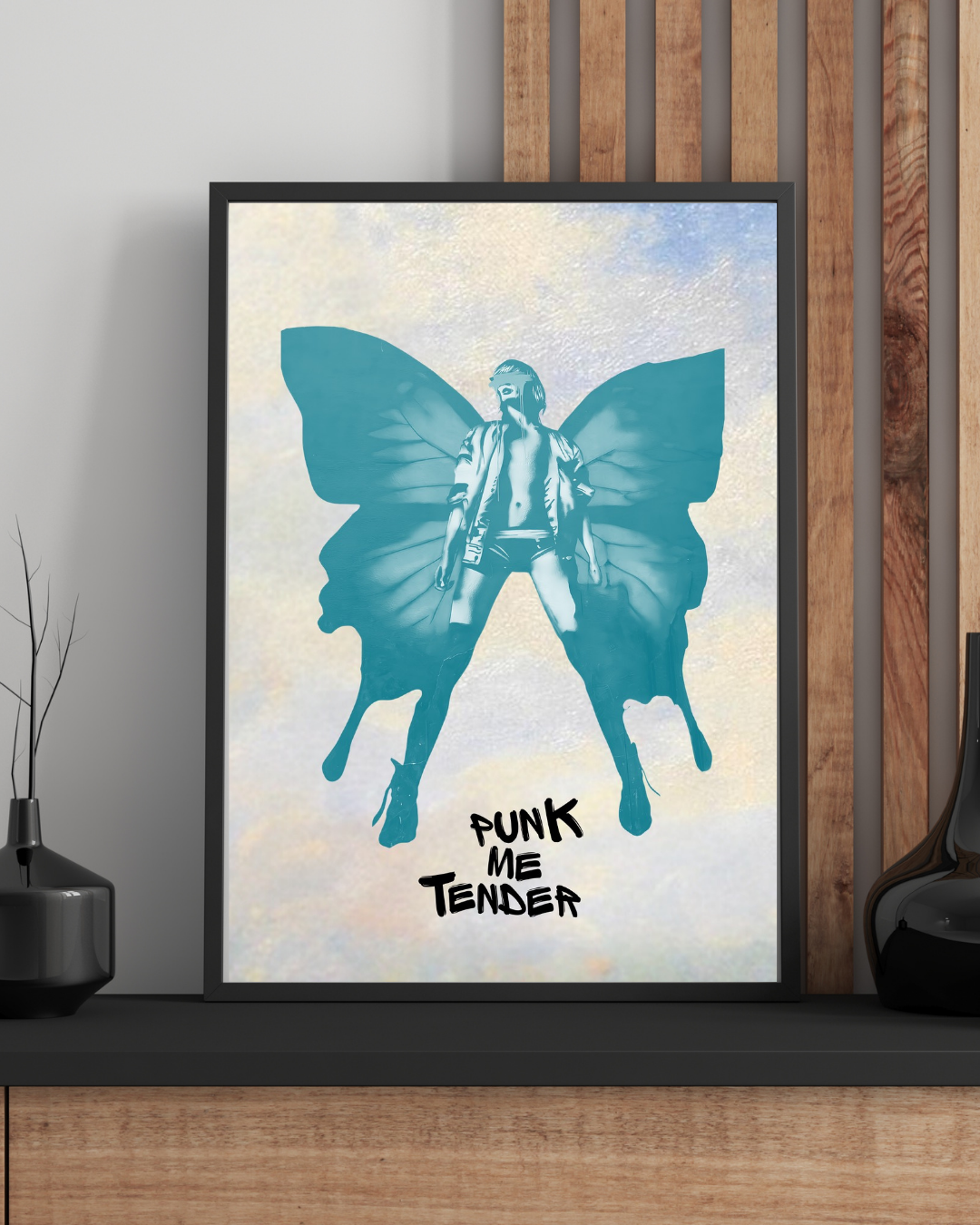 PUNK ME TENDER | ART POP CONTEMPORAIN | POSTER MODE & REBELLION | POSTER HUB STUDIO RÉTRO | HQ