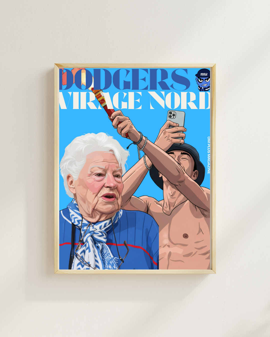 DODGERS VIRAGE NORD POSTER