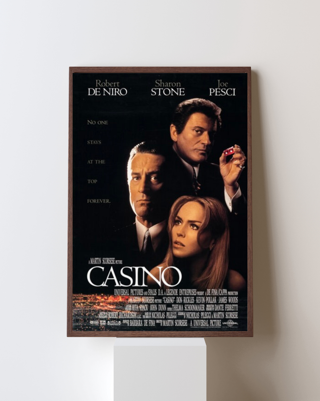 CASINO – FILM DE MARTIN SCORSESE (1995) – ROBERT DE NIRO – AFFICHE CINÉMA POLICIER DRAME – REPRODUCTION – POSTER HUB STUDIO – HQ