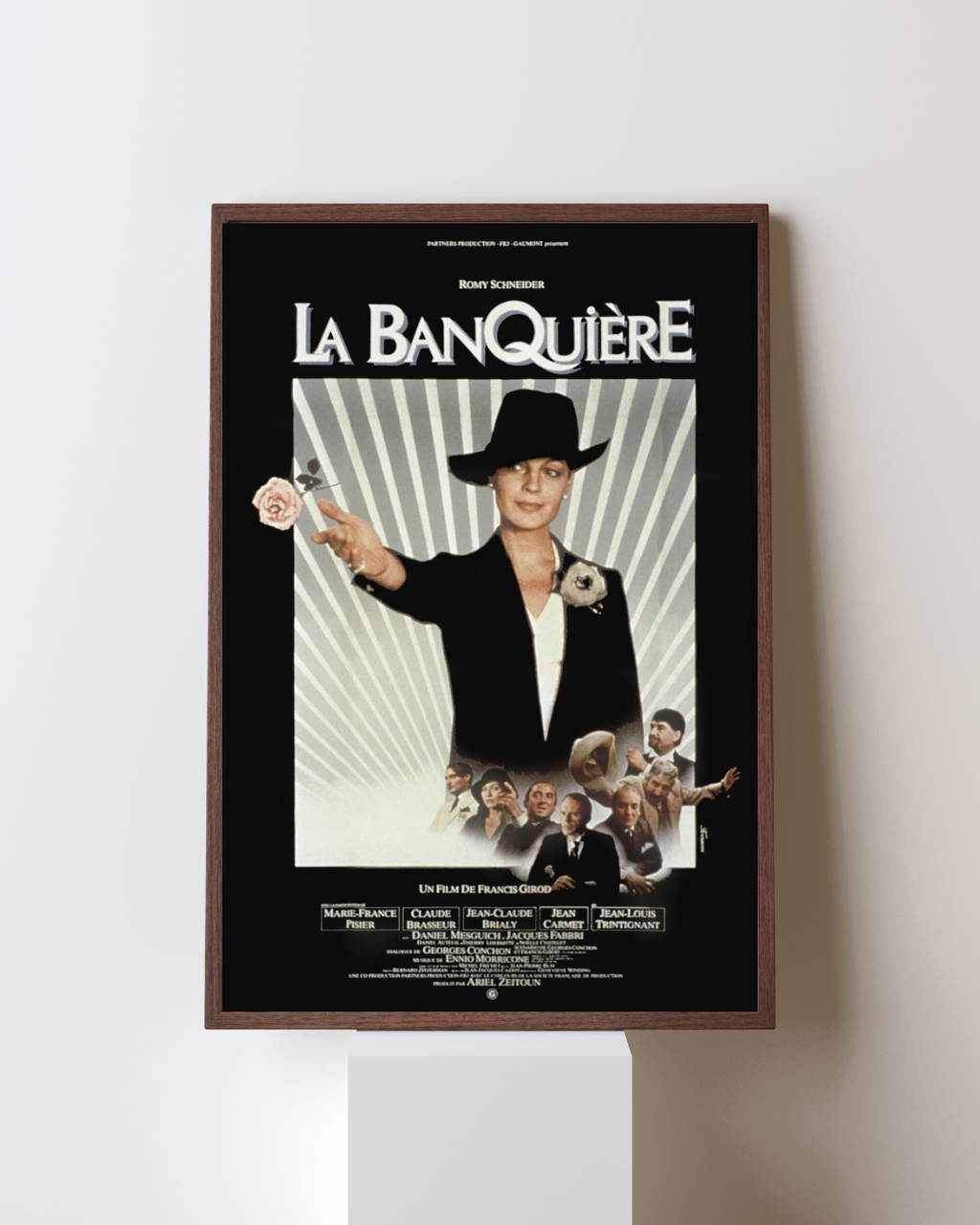 LA BANQUIÈRE – FILM DE FRANCIS GIROD (1980) – ROMY SCHNEIDER – AFFICHE CINÉMA DRAME BIOGRAPHIQUE – REPRODUCTION – POSTER HUB STUDIO – HQ