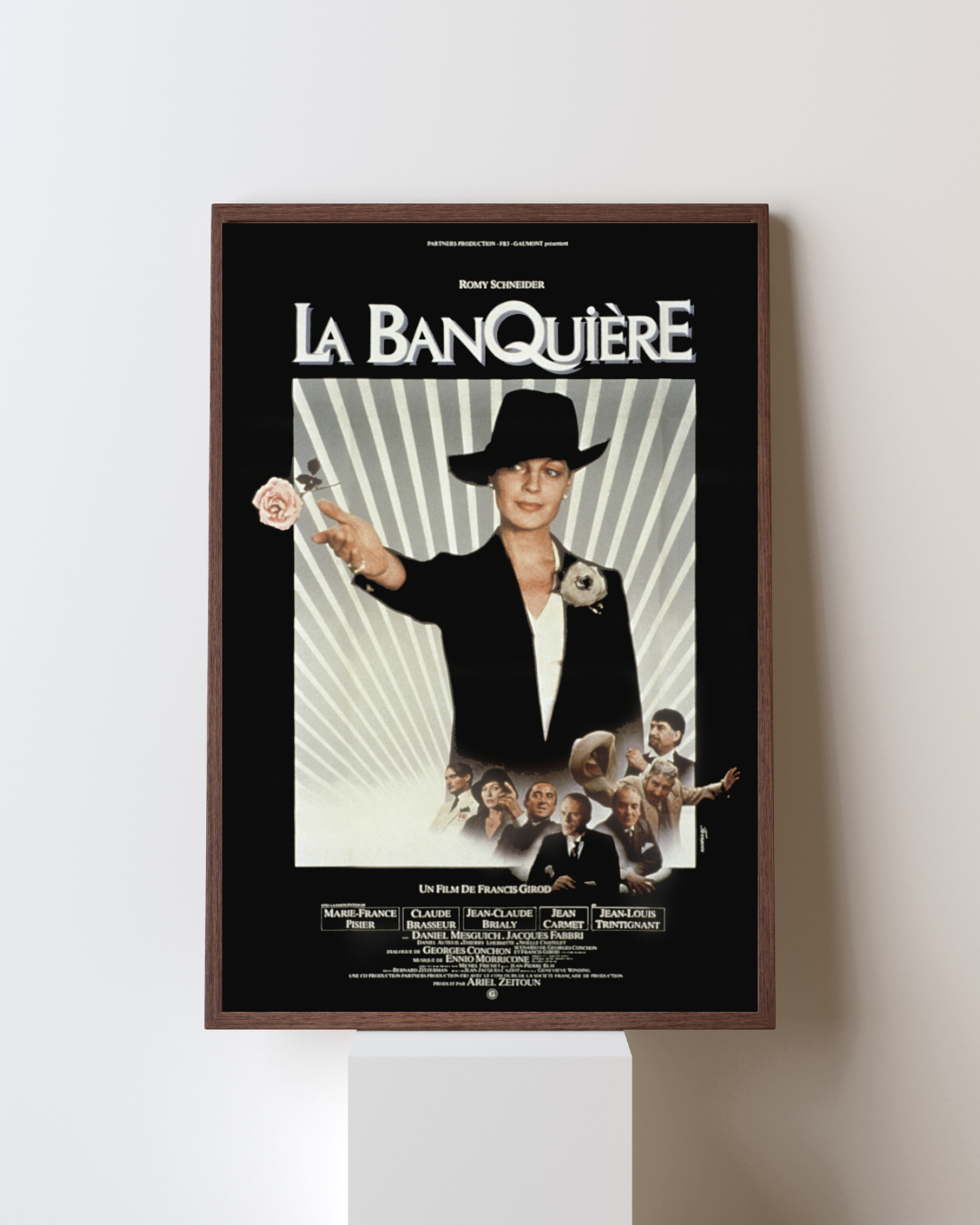 LA BANQUIÈRE – FILM DE FRANCIS GIROD (1980) – ROMY SCHNEIDER – AFFICHE CINÉMA DRAME BIOGRAPHIQUE – REPRODUCTION – POSTER HUB STUDIO – HQ