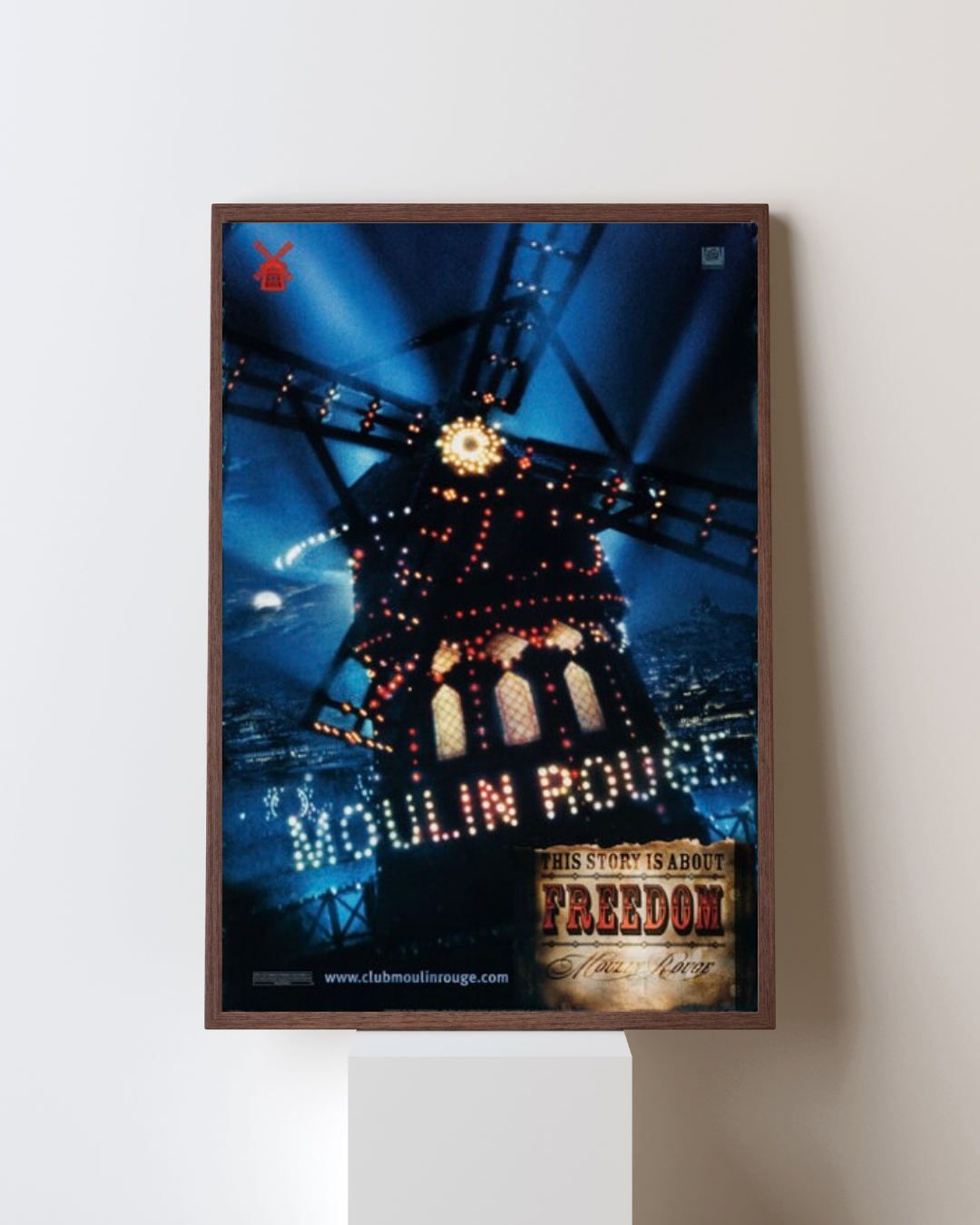 MOULIN ROUGE! (2001) – NICOLE KIDMAN – EWAN McGREGOR – AFFICHE FILM MUSICAL PARIS MOULIN FREEDOM – REPRODUCTION – POSTER HUB STUDIO – HQ