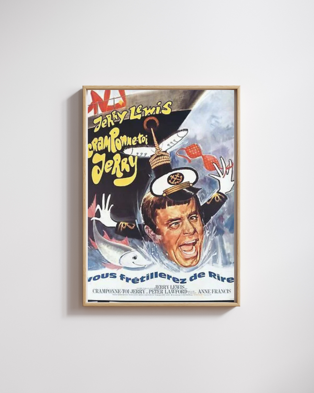 CAMPRONNE-TOI JERRY, JERRY LEWIS, AFFICHE CINEMA VINTAGE