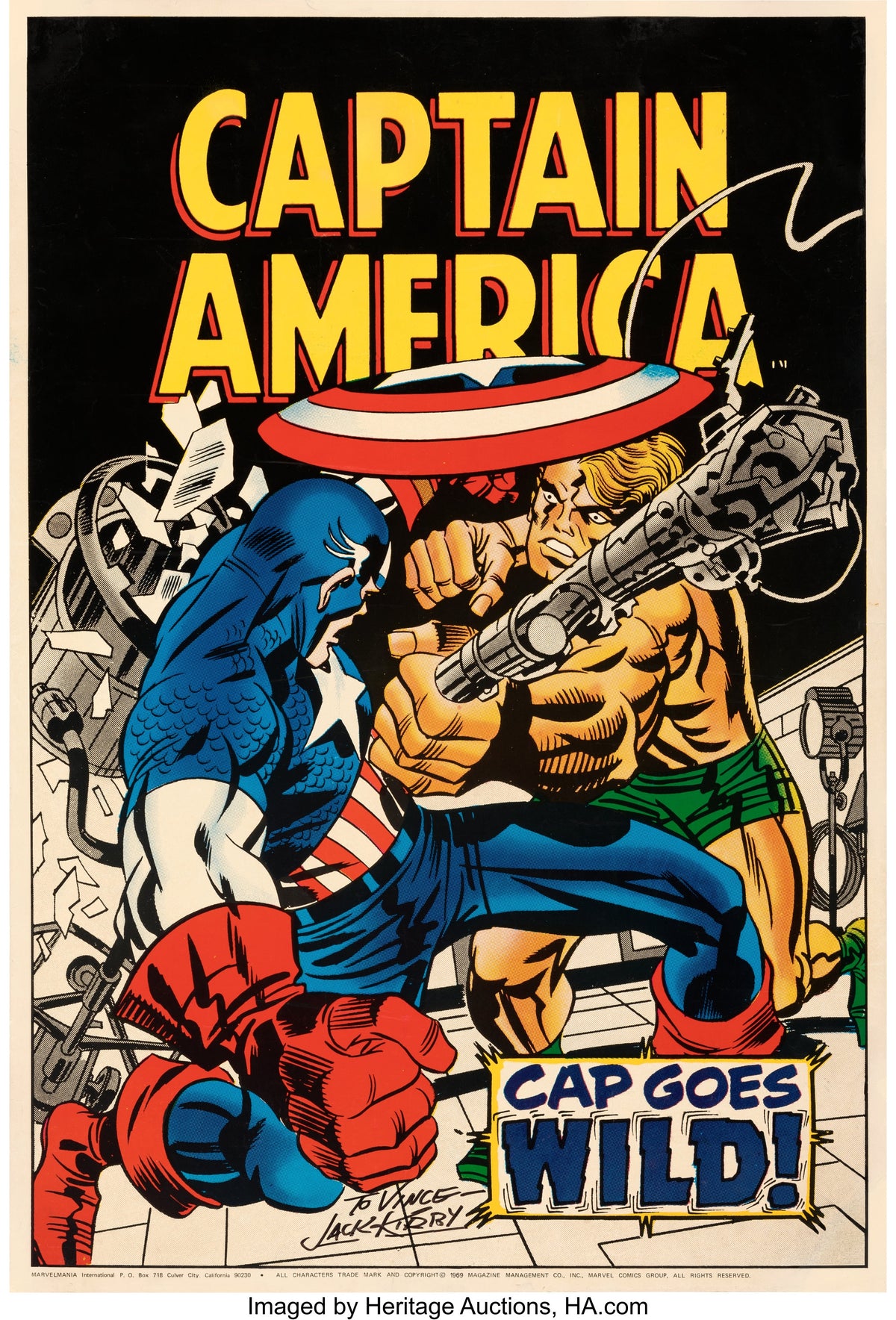 CAPTAIN AMERICA VINTAGE MOVIE POSTER HQ