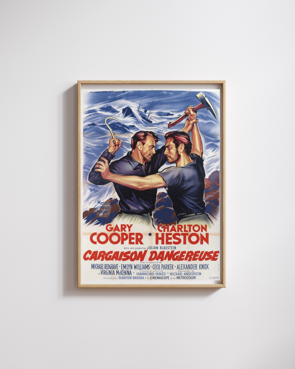 CARGAISON DANGEREUSE, GARY COOPER, 1932, REPRO MOVIE POSTER, VINTAGE, HQ