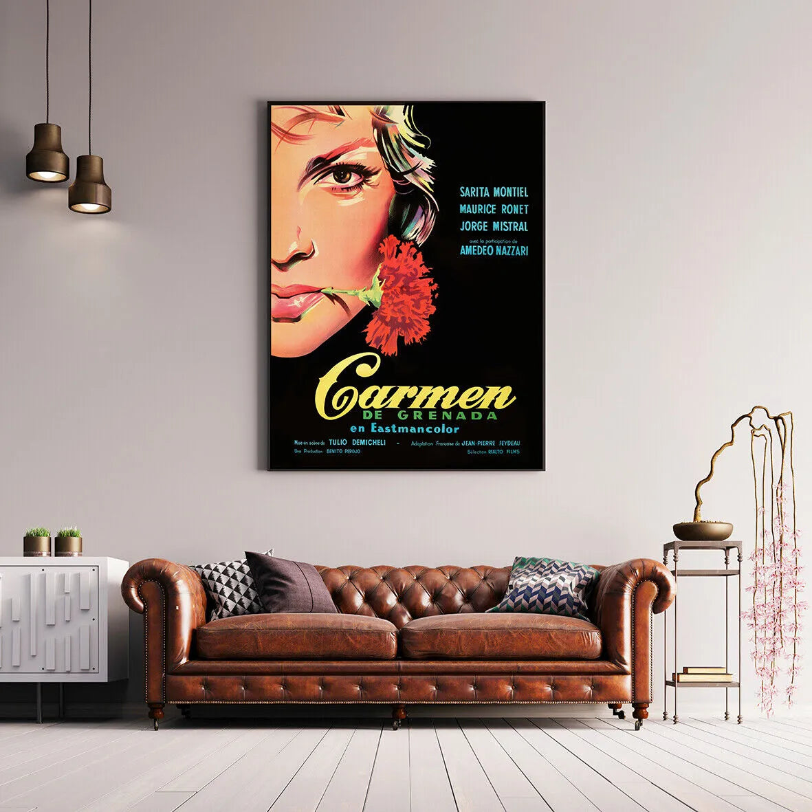 CARMEN, RITA HAYWORTH, 1948, REPRO MOVIE POSTER, VINTAGE, HQ