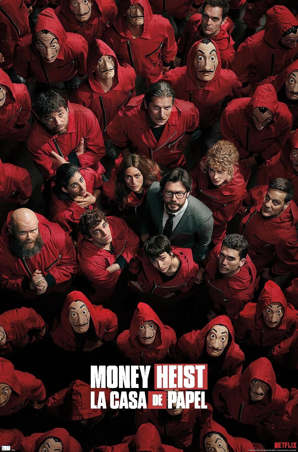 CASA DE PAPEL MONEY HEIST VINTAGE POSTERS TV SHOW POTTER HQ NETFLIX