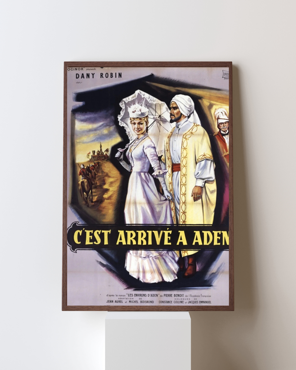 IT HAPPENED IN ADEN, VINTAGE MOVIE POSTER REPRO HQ