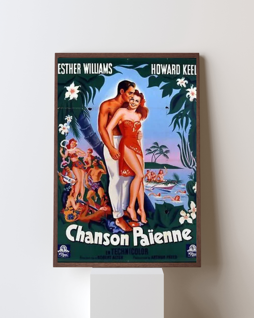 CHANSON PAÏENNE, ESTHER WILLIAMS, 1950, REPRO MOVIE POSTER, VINTAGE, HQ