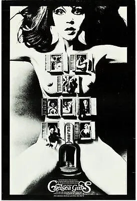 CHELSEA GIRLS, ANDY WARHOL, 1966, REPRO MOVIE POSTER, VINTAGE, HQ