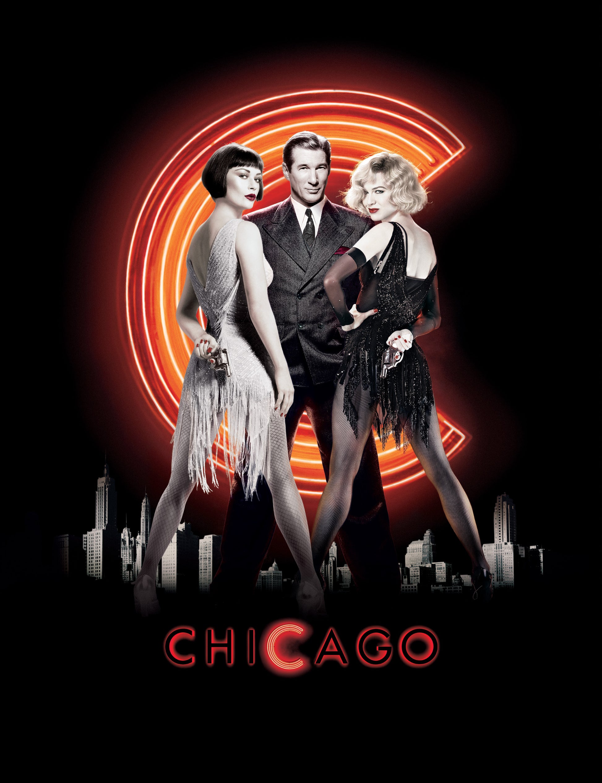 CHICAGO (2002) | ROB MARSHALL | POSTER HUB | COMÉDIE MUSICALE, CINÉMA AMÉRICAIN, JAZZ & GLAMOUR, HQ