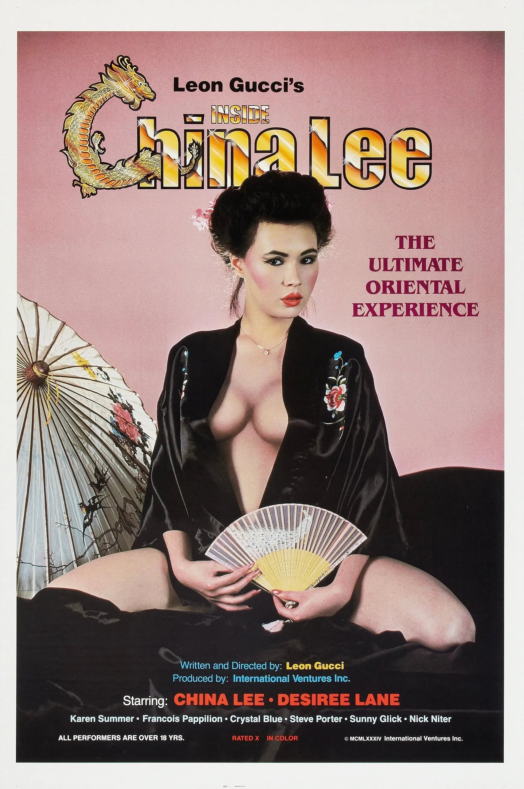 CHINA LEE, EROTIQUE, LEON GUCCI, AFFICHE REPRO POSTER HUB STUDIO, HQ