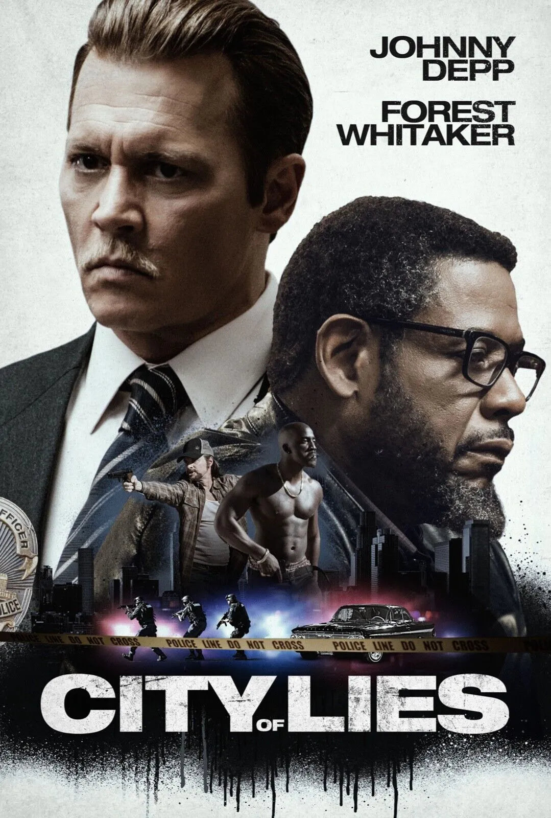 CITY OF LIES, JOHNNY DEPP, REPRO AFFICHE CINEMA VINTAGE HQ