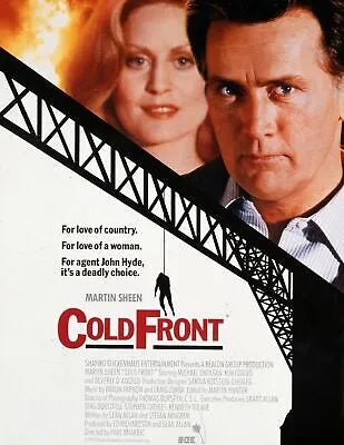 COLD FRONT, MARTIN SHEEN, 1989, REPRO MOVIE POSTER, VINTAGE, HQ.