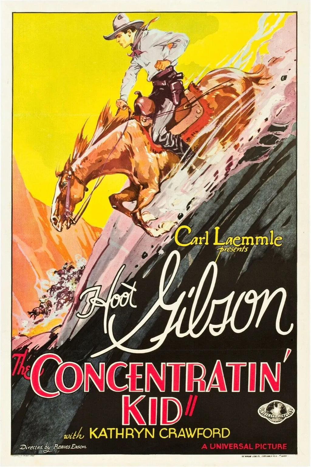 CONCENTRATION KID, 1976, REPRO MOVIE POSTER, VINTAGE, HQ