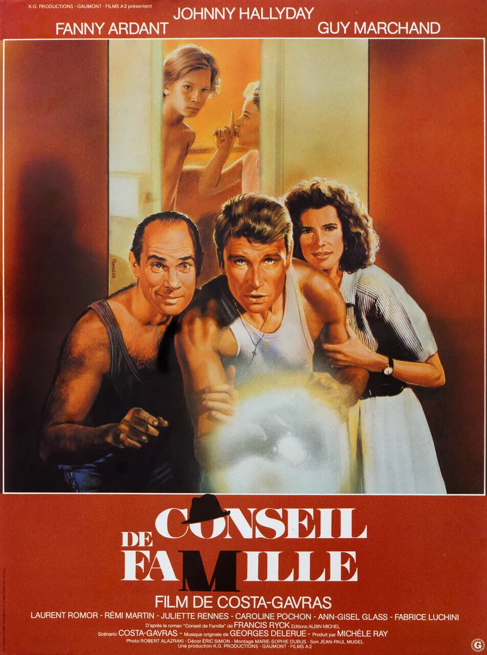 CONSEIL DE FAMILLE, CASTA-GRAVAS, FANNY ARDANT 1986 - REPRO AFFICHE DE CINEMA HQ
