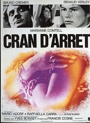 CRAN D’ARRÊT, BRUNO CREMER, 1970, REPRO MOVIE POSTER, VINTAGE, HQ