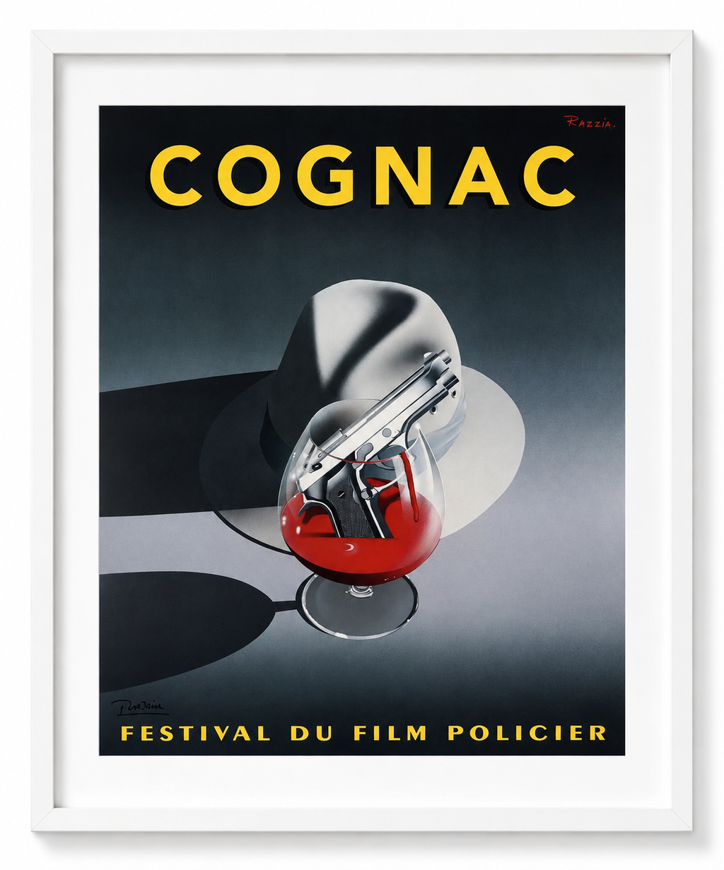 COGNAC, THE MOVIE Repro affiche FESTIVAL VINTAGE, HQ