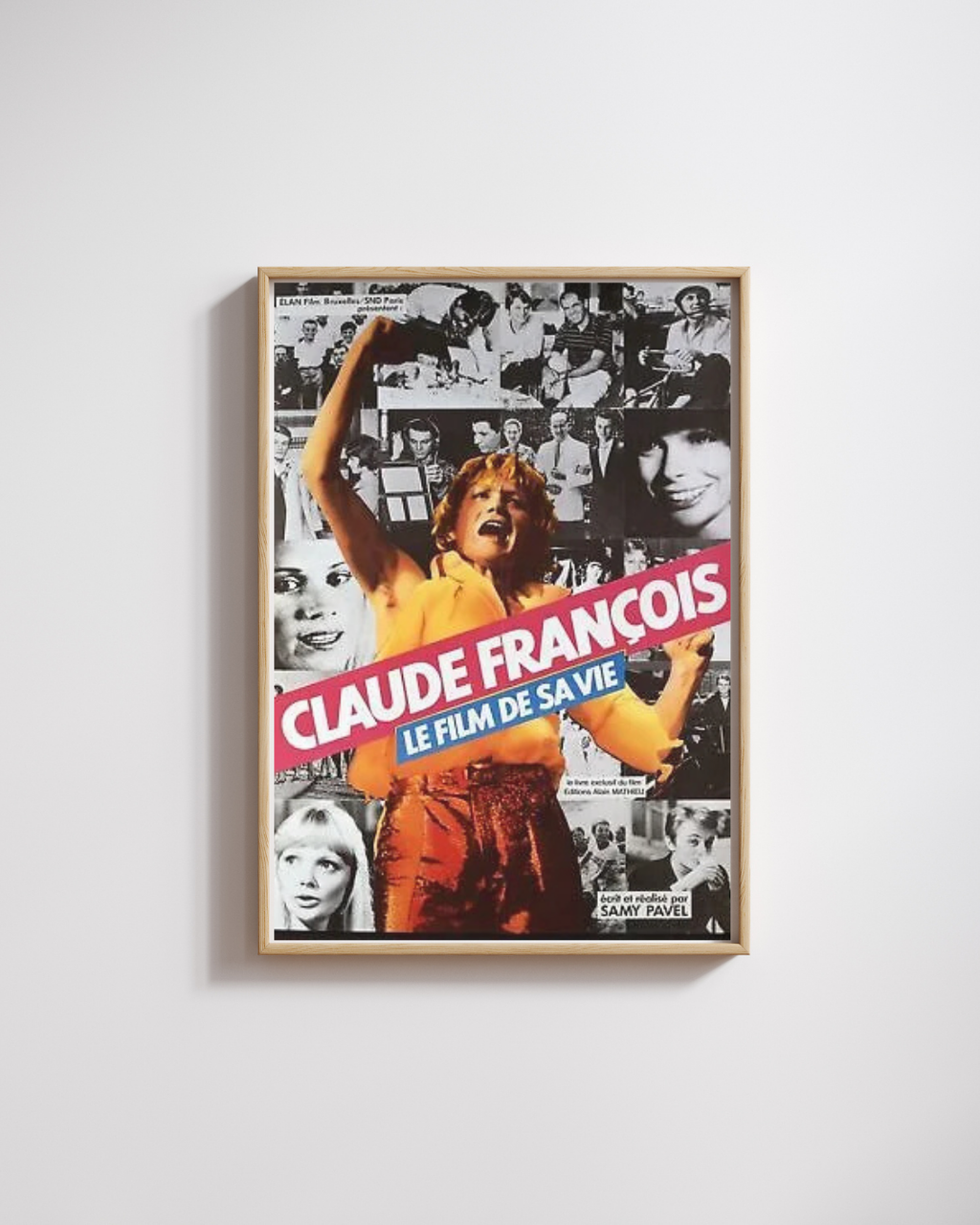 CLAUDE FRANCOIS, LE FILM DE SA VIE REPRO AFFICHE CINEMA VINTAGE HQ