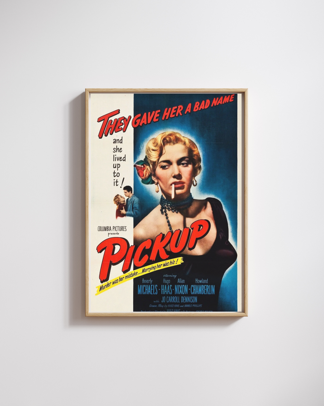 PICKUP, HUGO HAAS, 1951, REPRO AFFICHE CINEMA VINTAGE, HQ