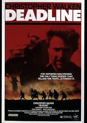 DEADLINE, CHRISTOPHER WALKEN, 1980, REPRO MOVIE POSTER, VINTAGE, HQ