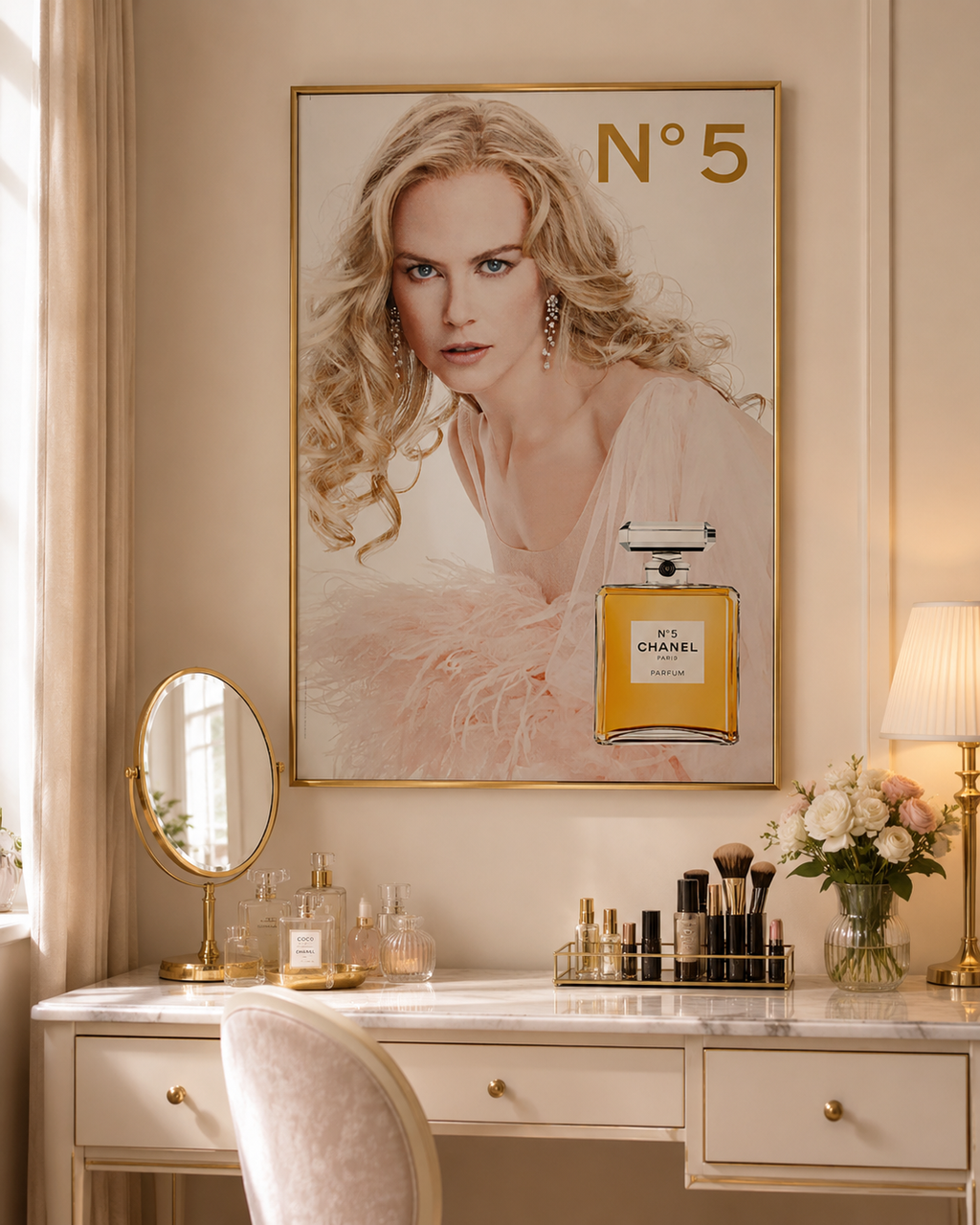 CHANNEL N°5 VINTAGE ADVERTISING POSTER HQ