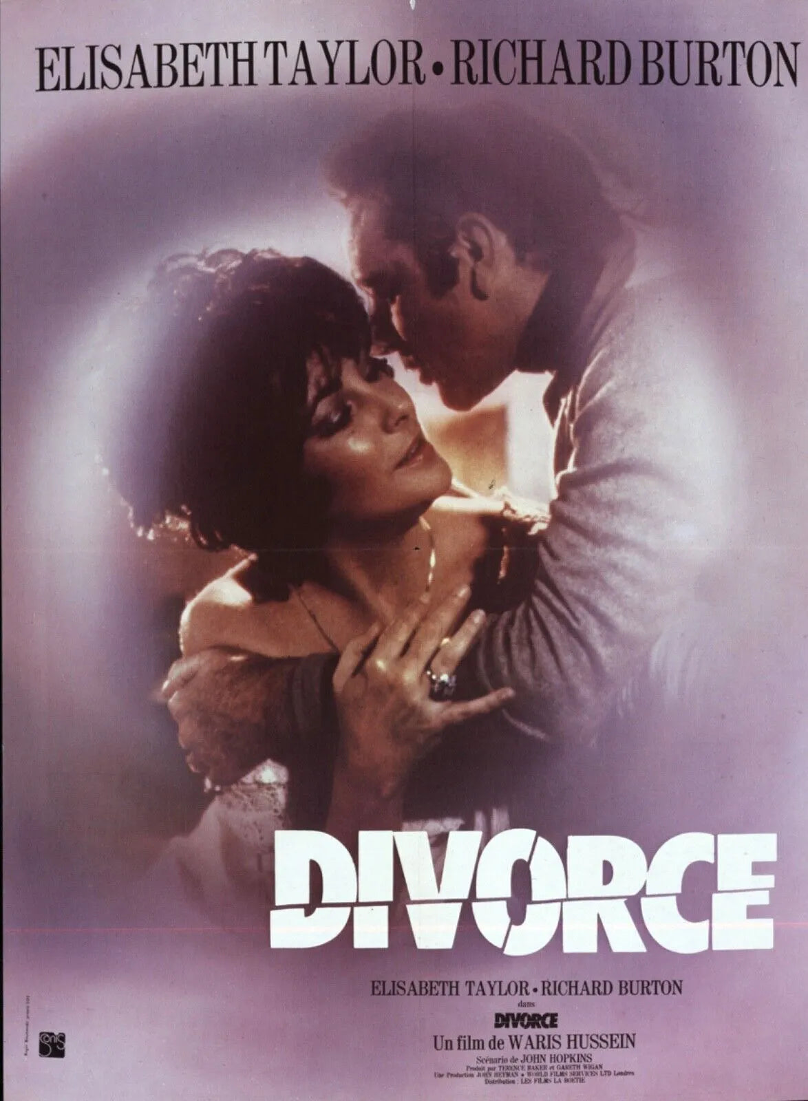 DIVORCE, ELIZABETH TAYLOR, 1945, REPRO MOVIE POSTER, VINTAGE, HQ