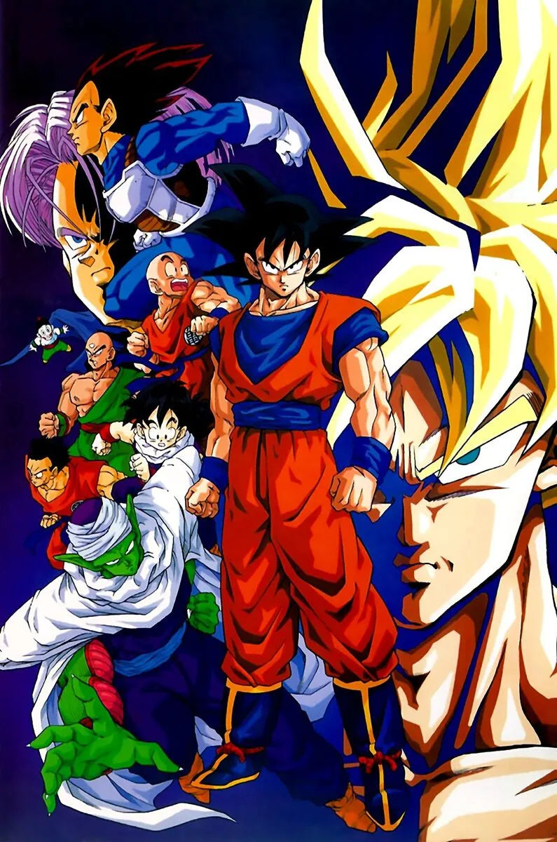 DRAGON BALL Z VINTAGE MOVIE POSTER HQ