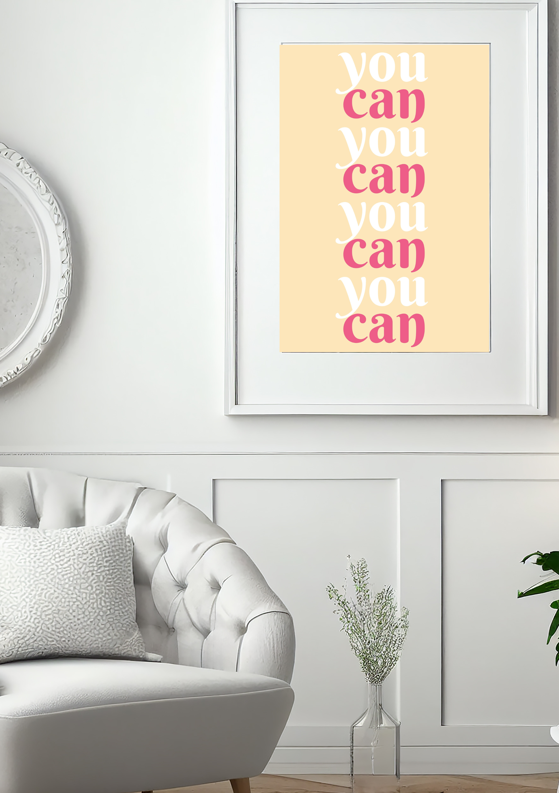 AFFICHE YOU CAN YOU CAN YOU CAN MOTIVATION POSTER HUB STUDIO RÉTRO, HQ