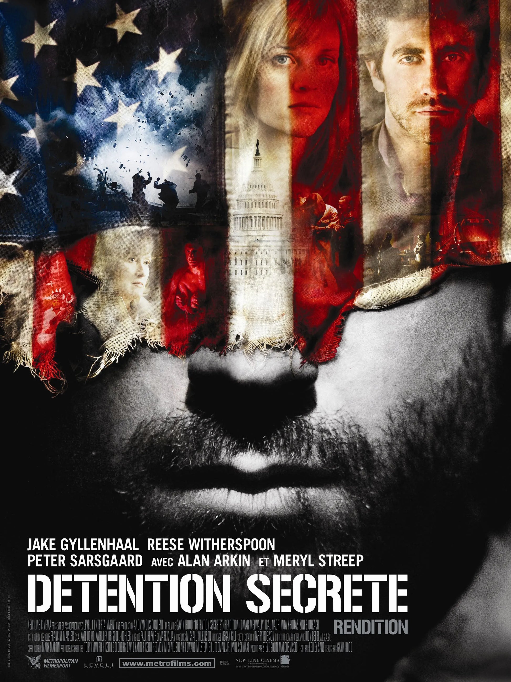 Détention Secrète, Jake Gyllenhaal, Reese Witherspoon – Affiche Vintage Cinéma Rétro, 2007