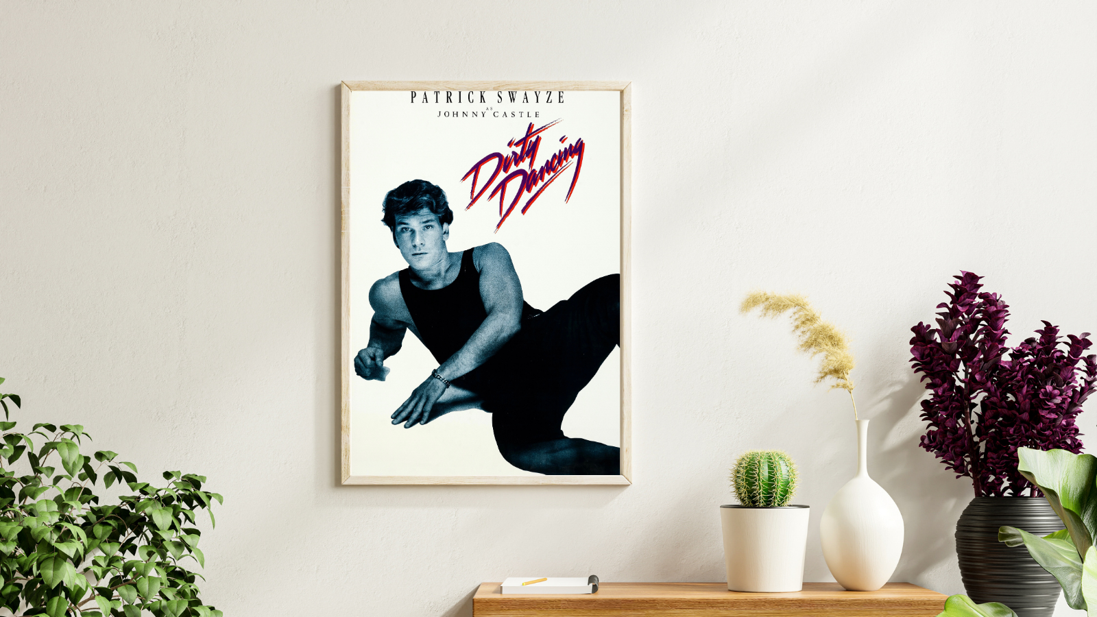 DIRTY DANCING – FILM DE EMILE ARDOLINO (1987) – PATRICK SWAYZE – AFFICHE CINÉMA ROMANCE DANSE – REPRODUCTION – POSTER HUB STUDIO – HQ
