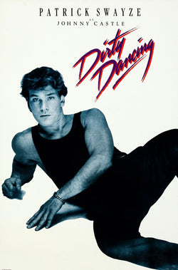 Affiche du film Dirty Dancing (1987) avec Patrick Swayze. Romance culte et danse iconique. Reproduction HQ – Poster Hub Studio.