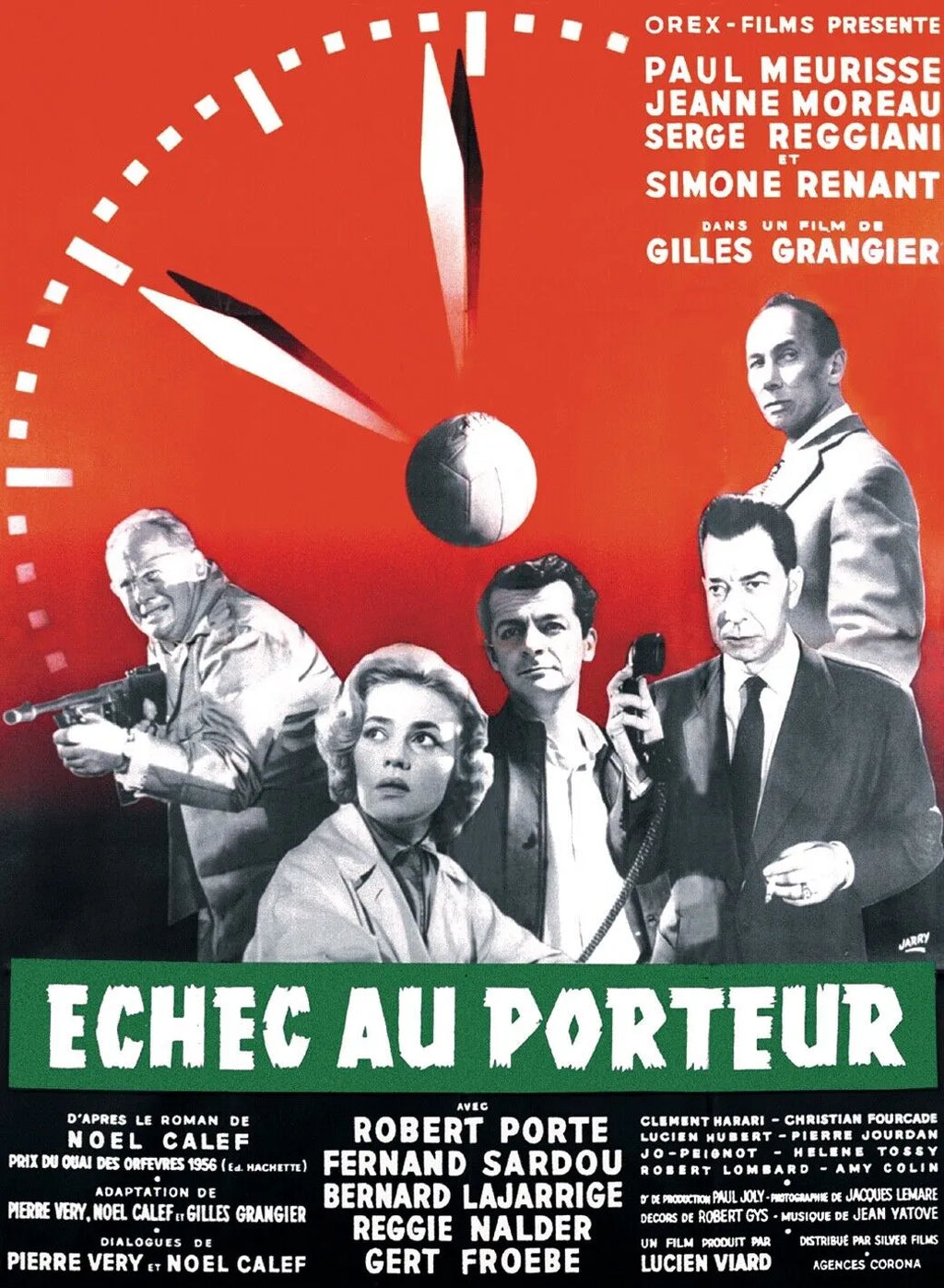 ECHEC AU PORTEUR, PAUL MEURISSE, REPRO AFFICHE CINEMA VINTAGE HQ